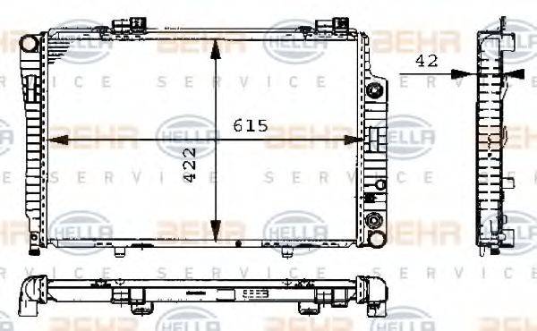 BEHR HELLA SERVICE 8MK 376 711-191