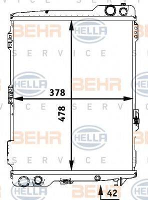 BEHR HELLA SERVICE 8MK 376 711-281