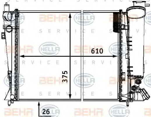 BEHR HELLA SERVICE 8MK 376 711-491