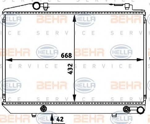 BEHR HELLA SERVICE 8MK 376 712-281