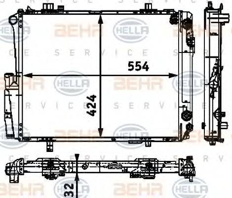 BEHR HELLA SERVICE 8MK 376 712-531