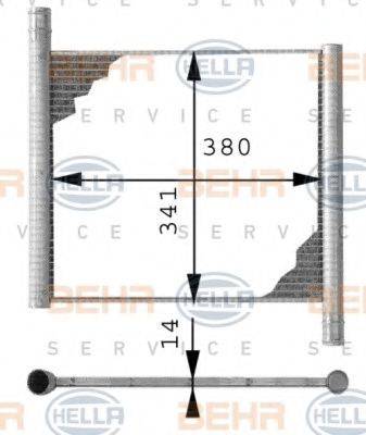 BEHR HELLA SERVICE 8MK 376 712-551