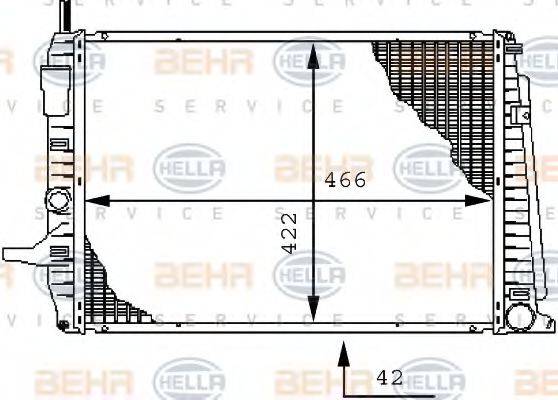 BEHR HELLA SERVICE 8MK 376 712-561