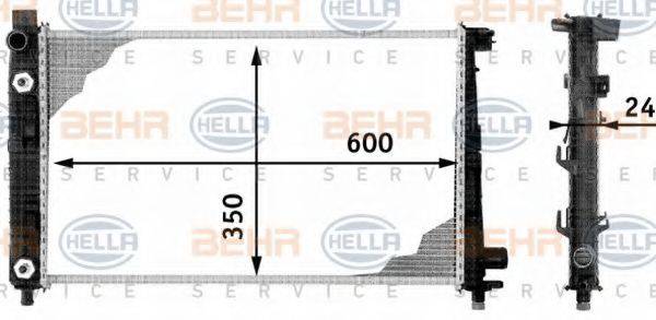 BEHR HELLA SERVICE 8MK 376 713-051