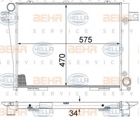 BEHR HELLA SERVICE 8MK 376 713-151