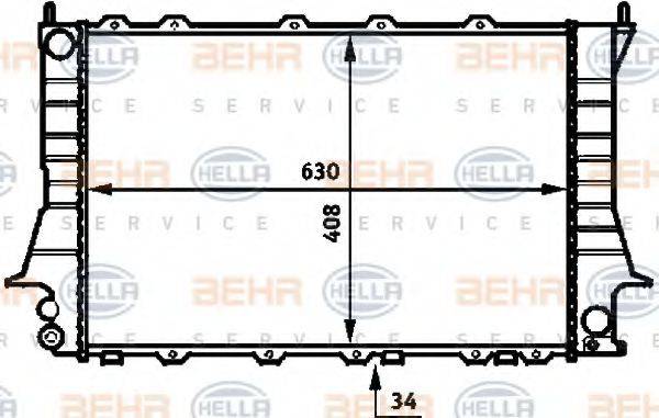 BEHR HELLA SERVICE 8MK 376 713-611