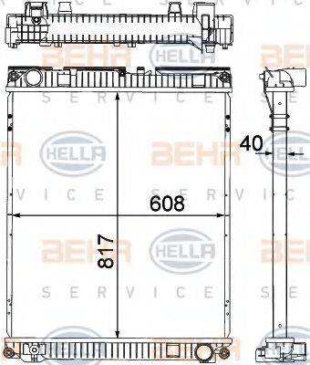 BEHR HELLA SERVICE 8MK 376 714-211