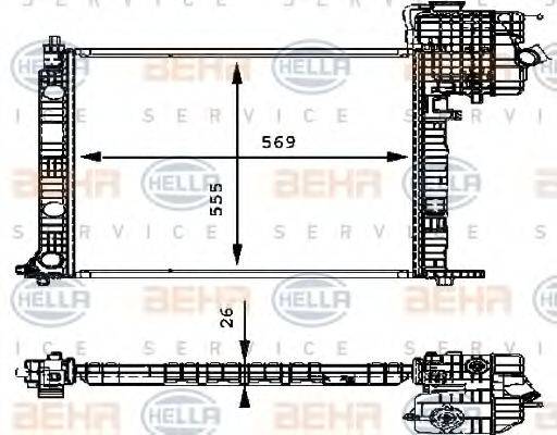 BEHR HELLA SERVICE 8MK 376 714-321