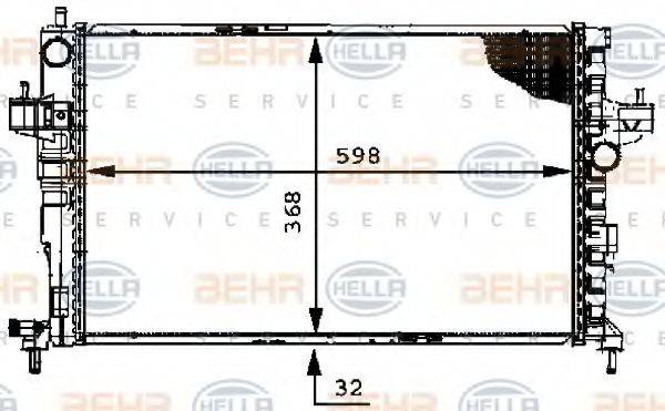 BEHR HELLA SERVICE 8MK 376 714-381