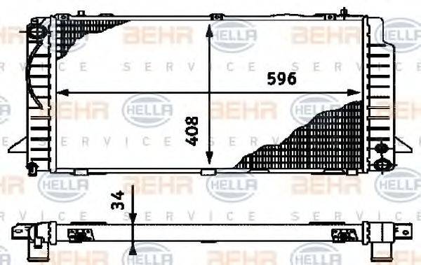 BEHR HELLA SERVICE 8MK 376 714-601