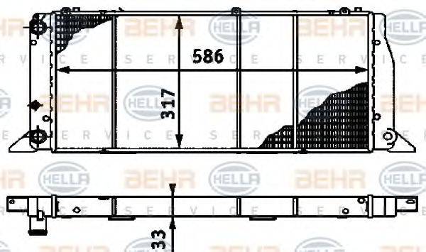 BEHR HELLA SERVICE 8MK 376 715-271