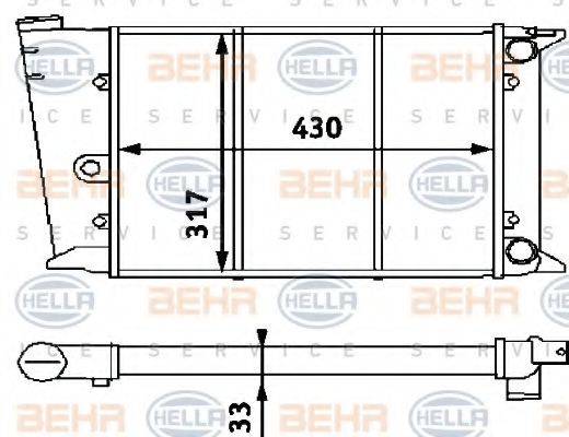 BEHR HELLA SERVICE 8MK 376 715-291