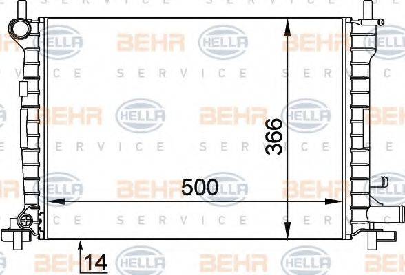 BEHR HELLA SERVICE 8MK 376 715-621