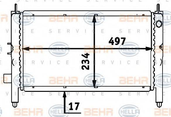 BEHR HELLA SERVICE 8MK 376 716-111