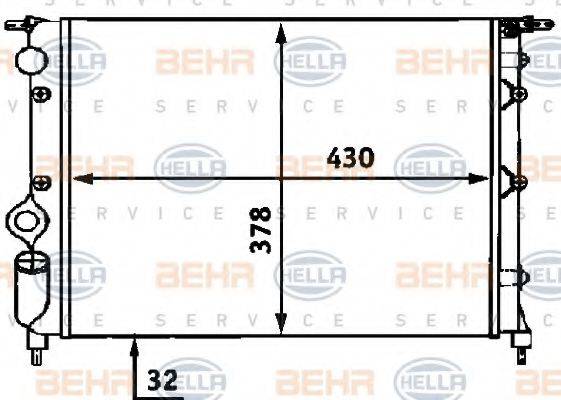 BEHR HELLA SERVICE 8MK 376 716-601