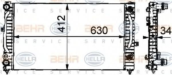 BEHR HELLA SERVICE 8MK 376 716-621
