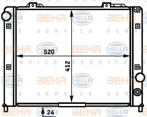 BEHR HELLA SERVICE 8MK 376 716-691