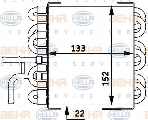BEHR HELLA SERVICE 8MK 376 717-411