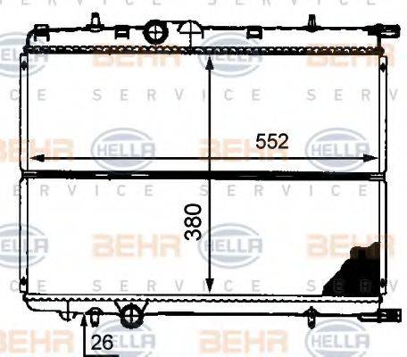 BEHR HELLA SERVICE 8MK 376 718-151