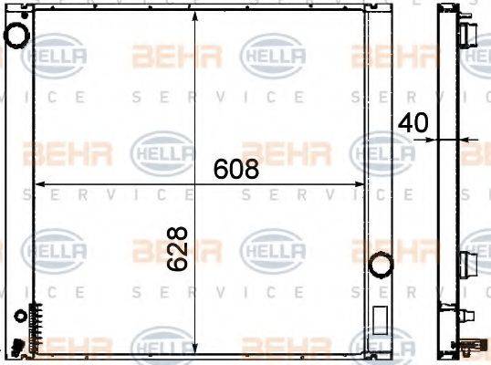 BEHR HELLA SERVICE 8MK 376 718-321