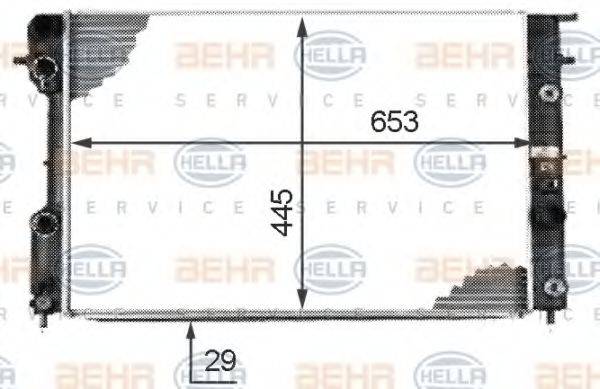 BEHR HELLA SERVICE 8MK 376 718-661