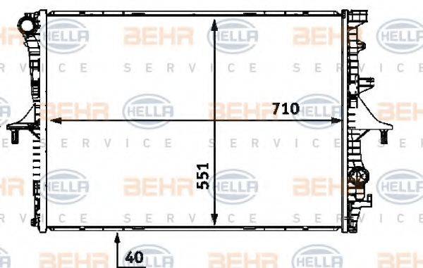 BEHR HELLA SERVICE 8MK 376 719-001