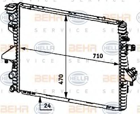BEHR HELLA SERVICE 8MK 376 719-181