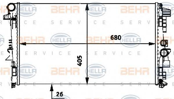 BEHR HELLA SERVICE 8MK 376 719-741