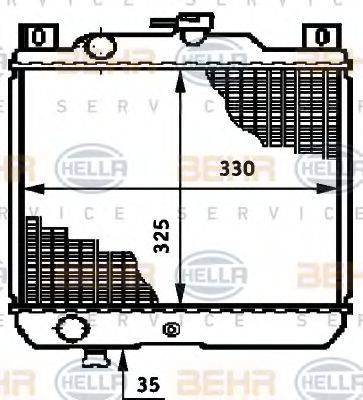 BEHR HELLA SERVICE 8MK 376 720-671