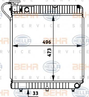 BEHR HELLA SERVICE 8MK 376 721-361