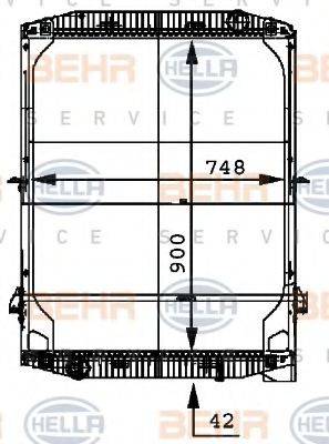 BEHR HELLA SERVICE 8MK 376 721-581
