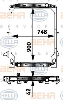 BEHR HELLA SERVICE 8MK 376 721-601