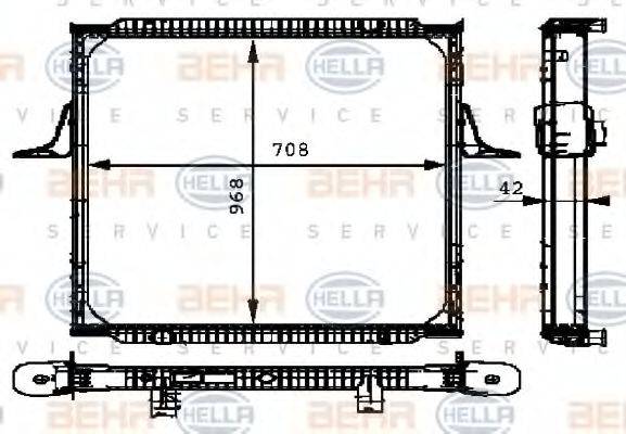 BEHR HELLA SERVICE 8MK 376 721-671