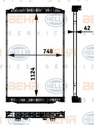 BEHR HELLA SERVICE 8MK 376 721-741