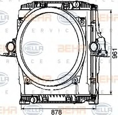 BEHR HELLA SERVICE 8MK 376 722-091