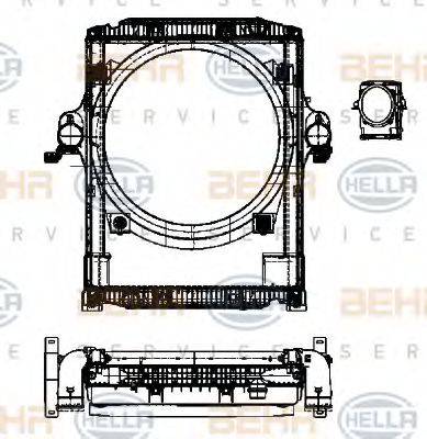 BEHR HELLA SERVICE 8MK 376 722-231