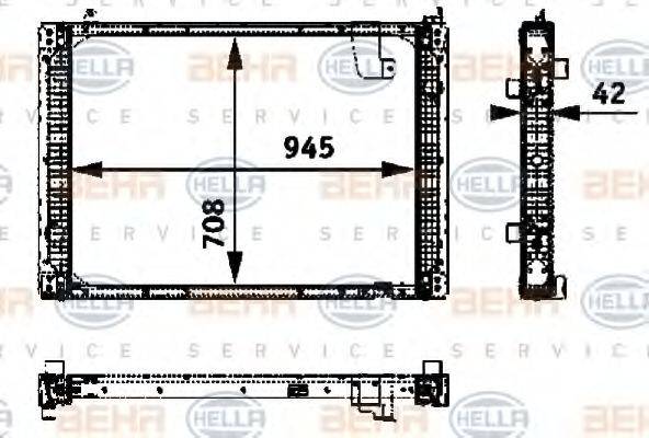 BEHR HELLA SERVICE 8MK 376 722-411