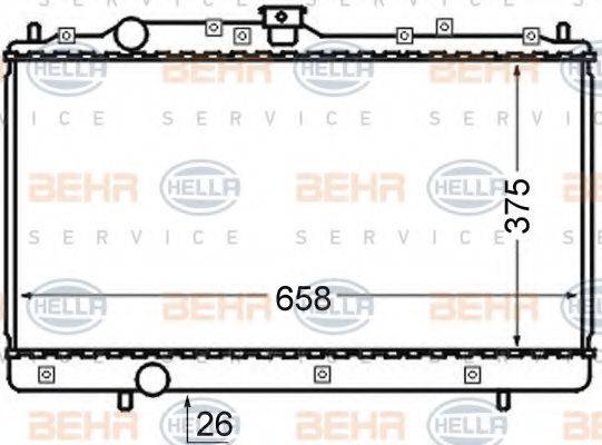 BEHR HELLA SERVICE 8MK 376 726-611