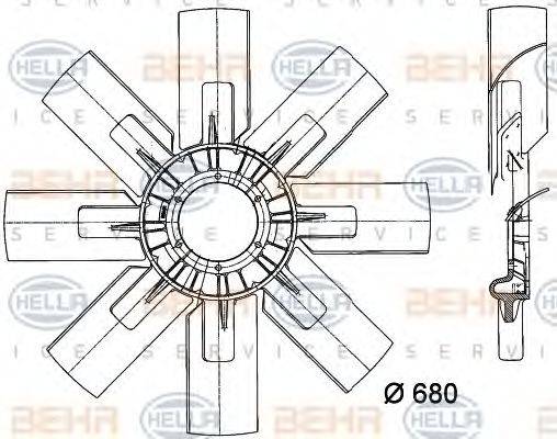 BEHR HELLA SERVICE 8MV 376 727-021