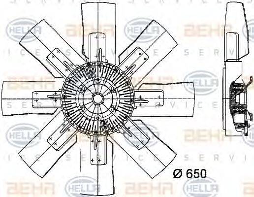 BEHR HELLA SERVICE 8MV 376 728-111