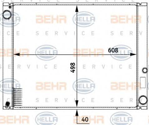 BEHR HELLA SERVICE 8MK 376 729-511