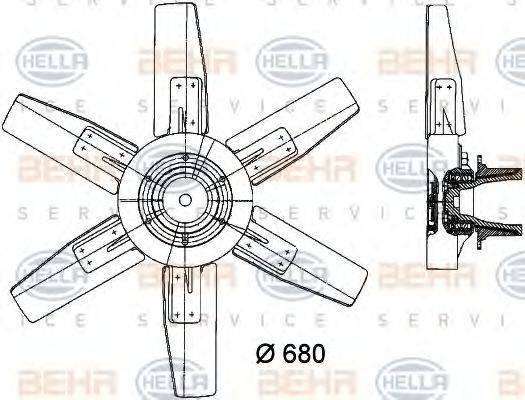 BEHR HELLA SERVICE 8MV 376 730-271