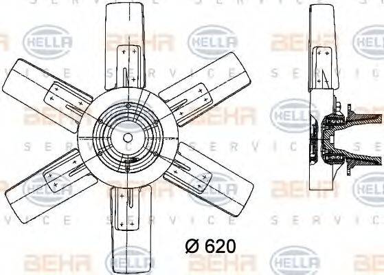 BEHR HELLA SERVICE 8MV 376 730-281