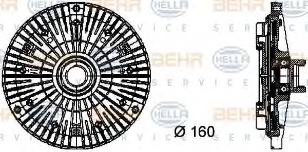 BEHR HELLA SERVICE 8MV 376 732-101