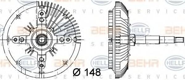 BEHR HELLA SERVICE 8MV 376 732-241