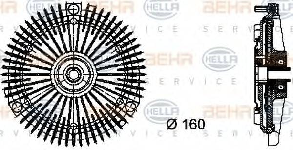 BEHR HELLA SERVICE 8MV 376 732-331