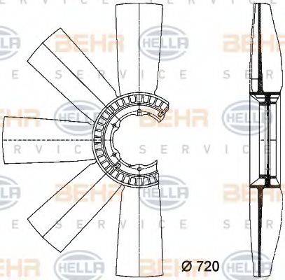 BEHR HELLA SERVICE 8MV 376 733-091