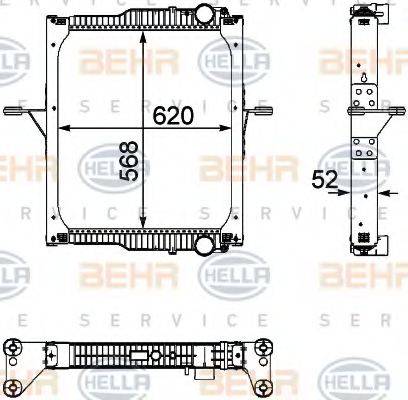 BEHR HELLA SERVICE 8MK 376 733-731