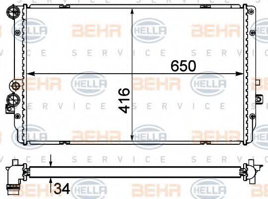 BEHR HELLA SERVICE 8MK 376 735-361