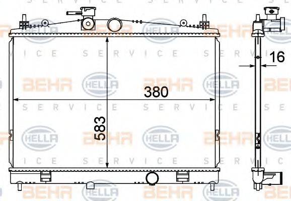 BEHR HELLA SERVICE 8MK 376 735-381